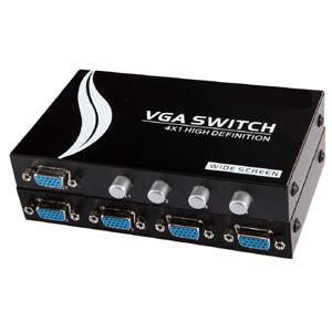 VGA 4-way Manual Switch Box