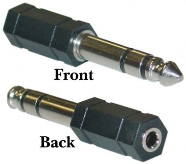 3.5mm Female to 1/4" Male Stereo Adapter