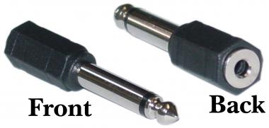 1/4" Male to 3.5mm Female Adapter