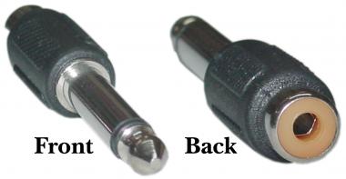 Image of 1/4" Mono Male to RCA Female Adapter
