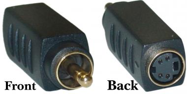 RCA Male to S-Video Female Adapter