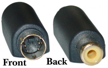 RCA Female to S-Video Male Adapter