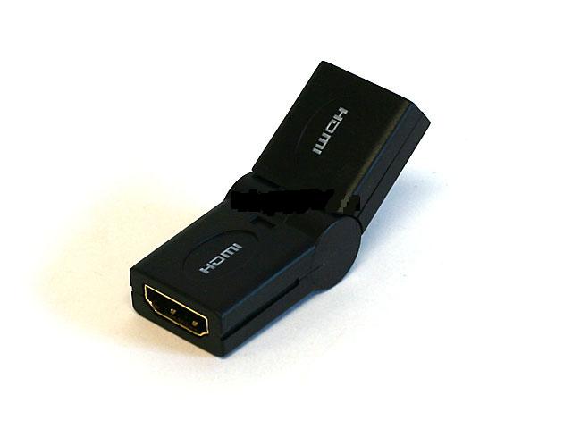 HDMI Female/Female 90-D Swivel Coupler