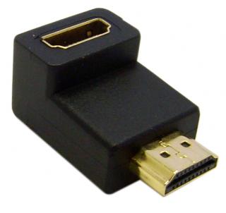 Image of HDMI Male to Female Right Angle Adapter