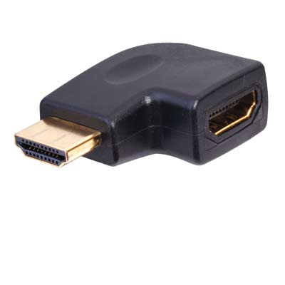 HDMI Right-Angle Vertical Flat Left
