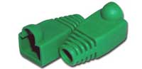 GREEN RJ45 Snagless Cable Boot-50pk
