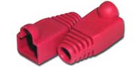 RED RJ45 Snagless Cable Boot -   50pk