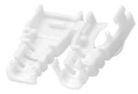 WHITE RJ45 Post-Assembly Cable Boot-10pk