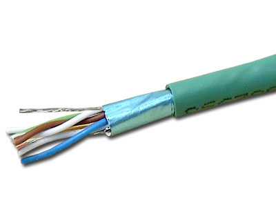 CAT6 Shielded Solid PVC - GREEN