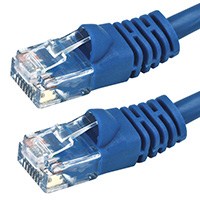 Image of 10 ft. BLUE CAT5-E UTP Crossover w/Boots