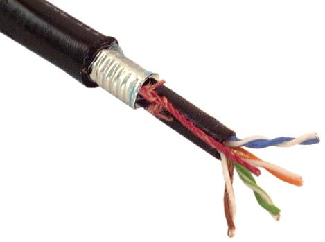 500 ft. CAT5E DB Cable-Shielded ARMORED
