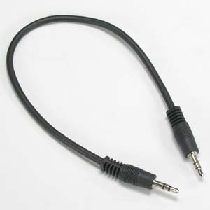 1 ft. 3.5mm (1/8") M/M Stereo AudioCable