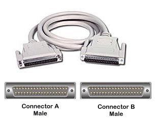 3 ft. DB37 M/M Serial Cable