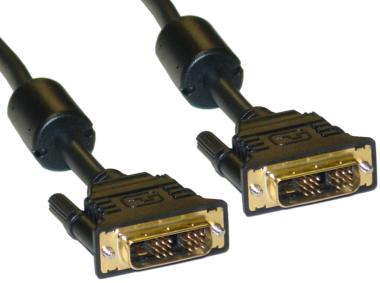 1m (3.28') DVI-D Single Link-M/M (Black)