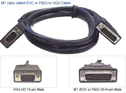 Image of 25 ft. M1 to VGA Cable
