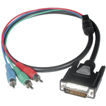 Image of 75 ft. M1 to RCA Component Video Cable