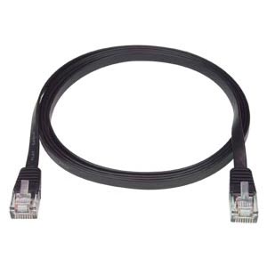 5 ft. BLACK CAT5E SuperFlat Cable