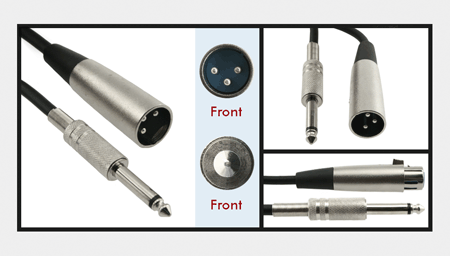 Image of 12 ft. XLR Male to 1/4" Male
