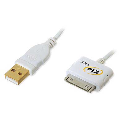 1 ft. iPOD USB Cable, White