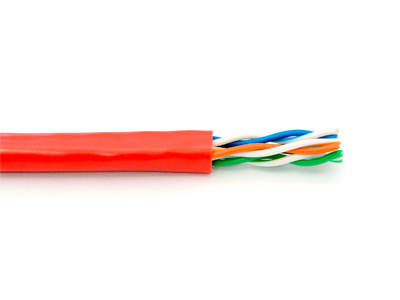 CAT5-E  RED Stranded UTP Patch Cable