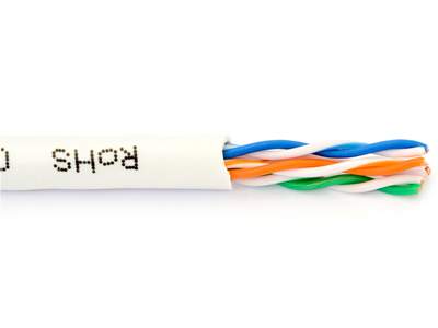 CAT5-E WHITE Stranded UTP Patch Cable