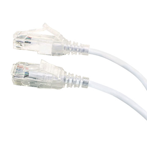 Image of 5 ft. CAT6 Slim Jacket Patch Cable-White