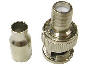 2-piece BNC Connector for RG59/62