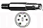 5-pin MiniDIN Male