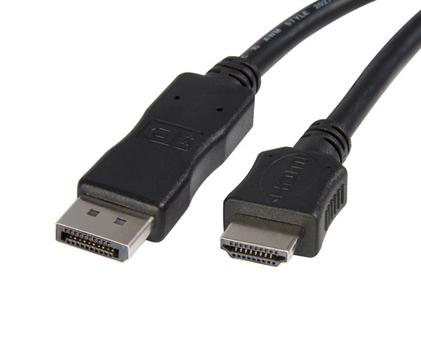 Image of 15 ft Display Port to HDMI Adapter Cable