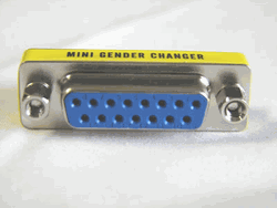 DB15 Female/Female Mini Gender Changer