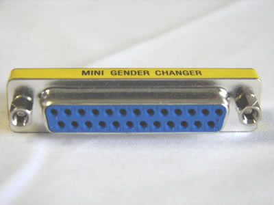 DB25 Female/Female Mini Gender Changer