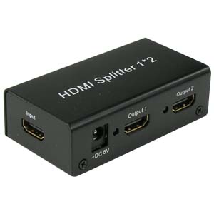 2-Way HDMI Splitter (1-in/2-out)