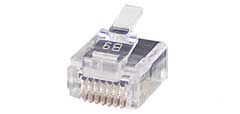 RJ45  Plug for SuperFlat Cable