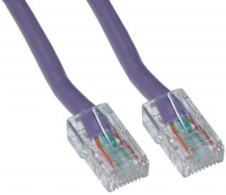 50 ft PURPLE CAT5-E UTP Cable-Non-Booted