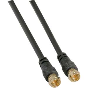 6 ft. F-Type Screw-on RG59 Cable-Gold