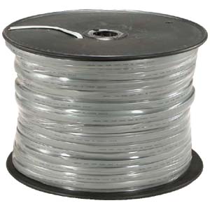 Image of 1000 ft. - 6C Flat Silver Satin Line Cor