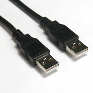 10 ft. USB 2.0 A/A Male/Male Cable-BLACK