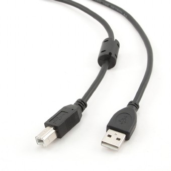 20 ft.USB 2.0 A/B Male/Male with Ferrite