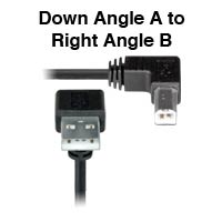 3 ft. A Down-Angle to Right-Angle TypeB
