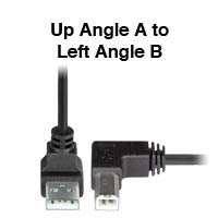 6 ft Type A Up Angle to Left-Angle TypeB