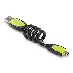 1 ft. USB Type A to MiniB 5-pin - COILED