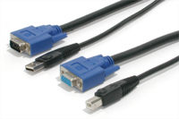 6 ft. USB+VGA 2 in-1 KVM Switch Cable