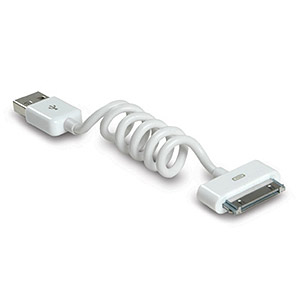 1 ft. iPOD USB Flexible Cable,White