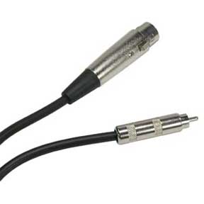 Image of 12 ft. XLR Female to RCA Male Cable