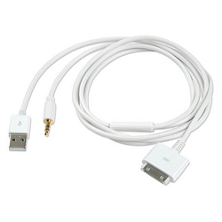 3 ft. Combo 3.5mm/USB iPod Cable